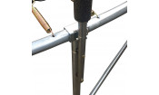 Батут DFC JUMP 8ft складной, c сеткой, цвет apple green