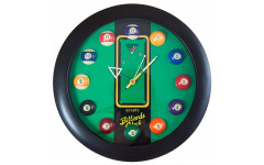 Часы настенные «12 шаров» D32 см (черные), пластик Часы настенные «12 шаров» D32 см (черные), пластик